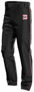 BOMB SQUAD BASEBALL BLACK STRAIGHT LEG  PANT