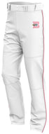 BOMB SQUAD BASEBALL WHITE STRAIGHT LEG PANT