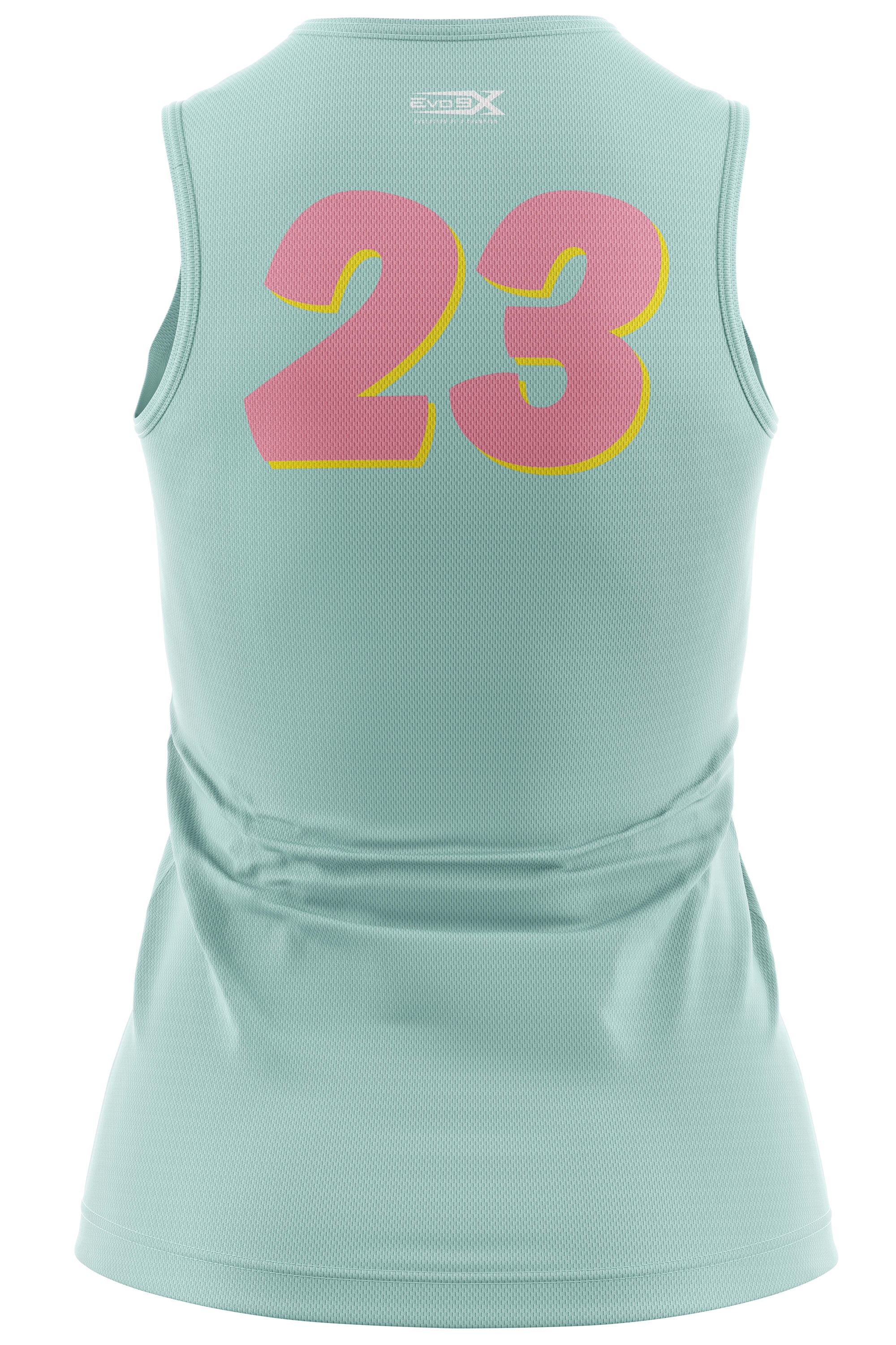 BOMB SQUAD SLEEVELESS MINT WOMENS VNECK NO CROWN