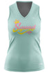 BOMB SQUAD MINT CROWN LOGO WOMENS V NECK