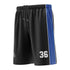 BLUE DEVILS SHORTS WITH POCKETS