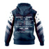 BOMBERS 7U NORTH HOWELL HOODIE - NAVY