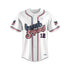 DINGERS BOMB SQUAD SS FULL BUTTON JERSEY - WHITE