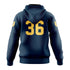 DINGERS BOMB SQUAD LS KANGAROO HOODIE - NAVY