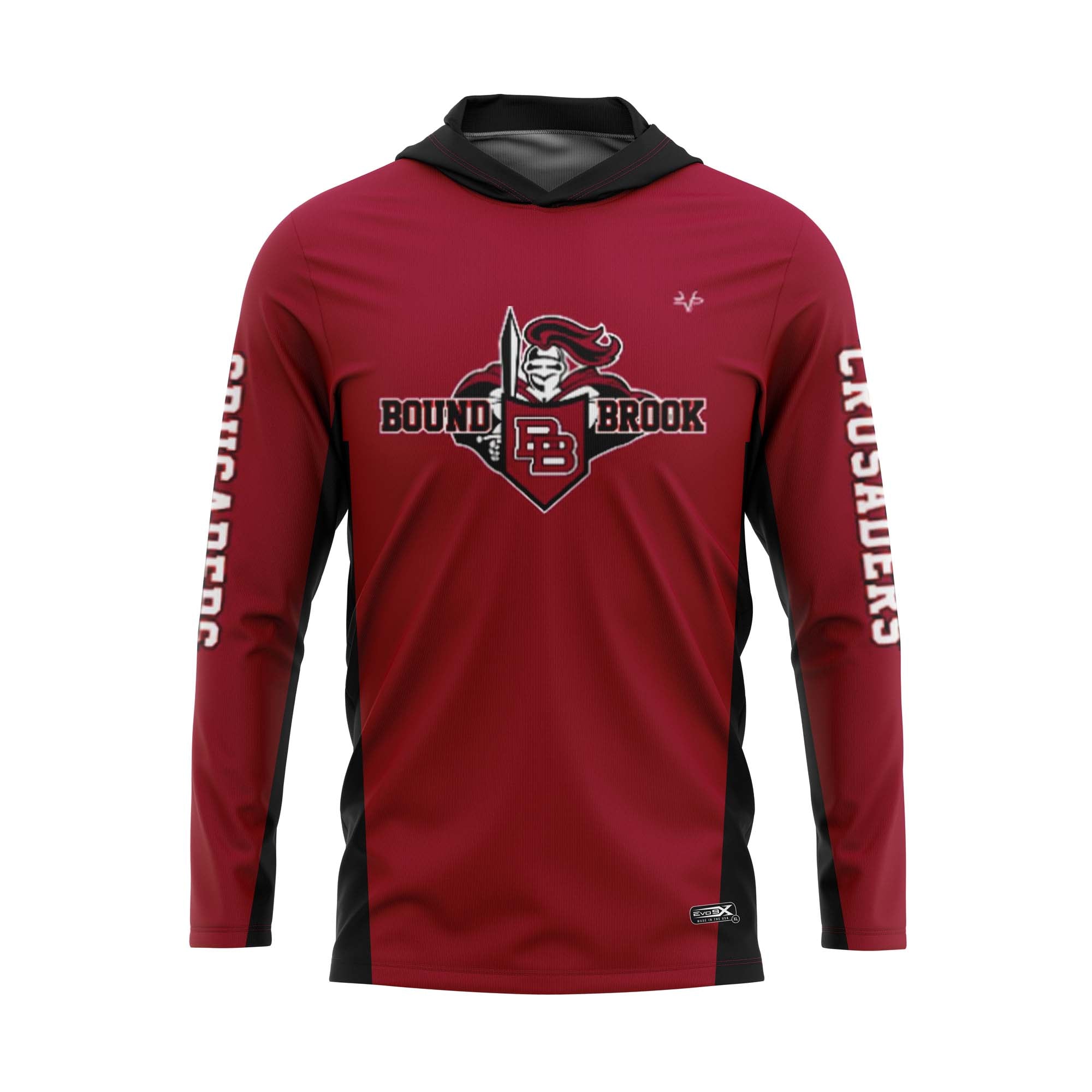 BOUND BROOK Football Sublimated T-Shirt Hoodie