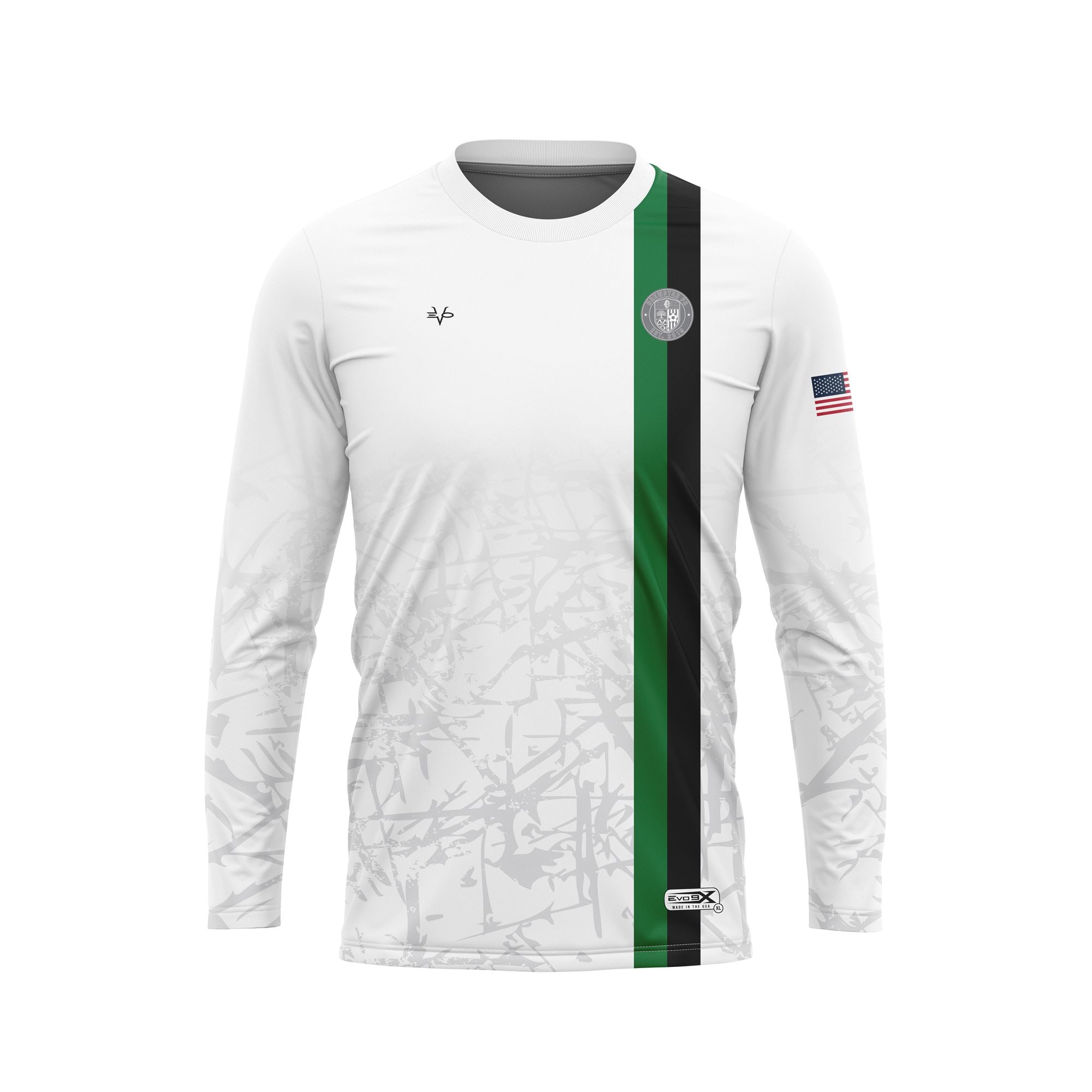 BREWSTER F.C. CREWNECK LS - WHITE