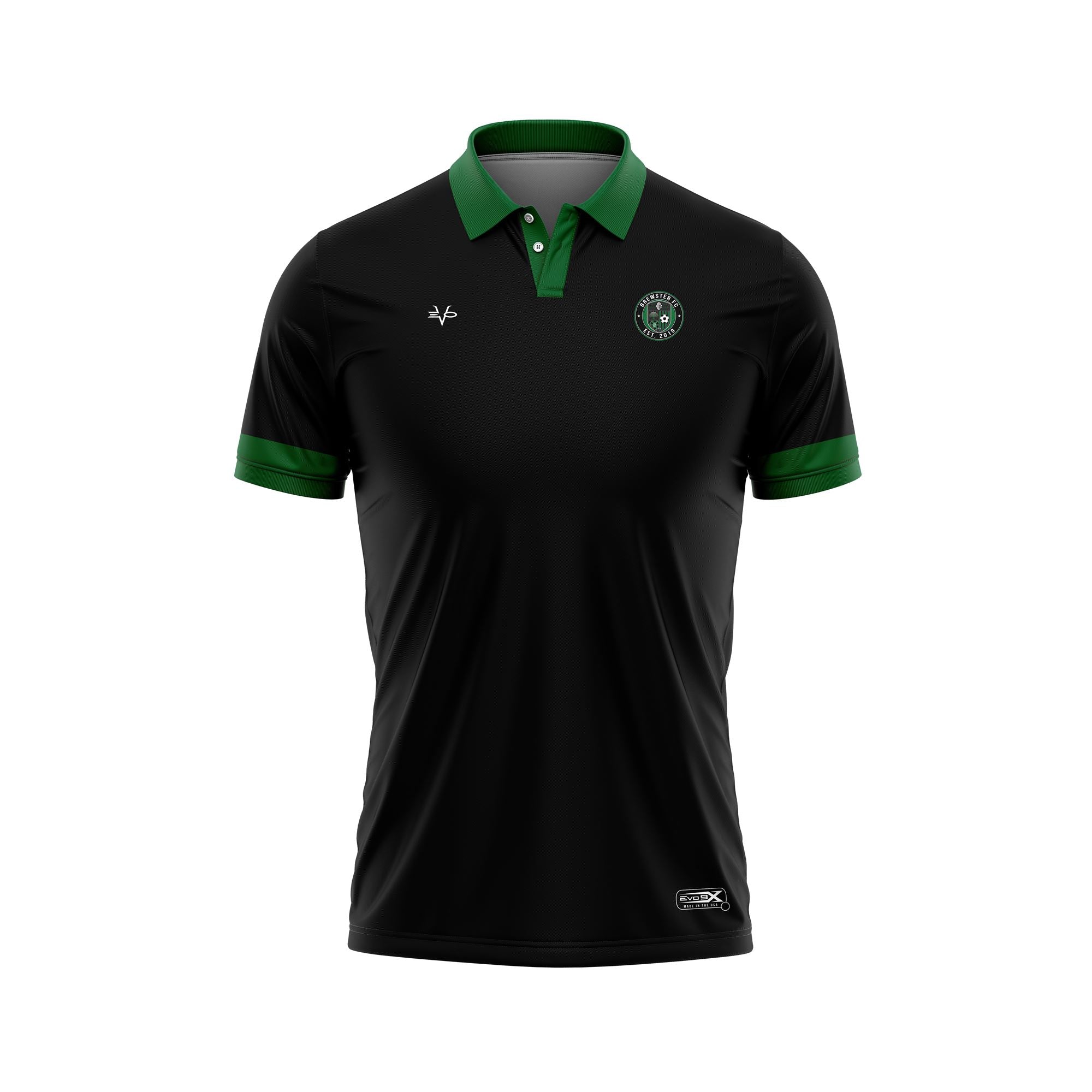 BREWSTER F.C. POLO SS - BLACK