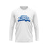 BRICK SURGE Baseball Long Sleeve Semi Sublimated Shirt White