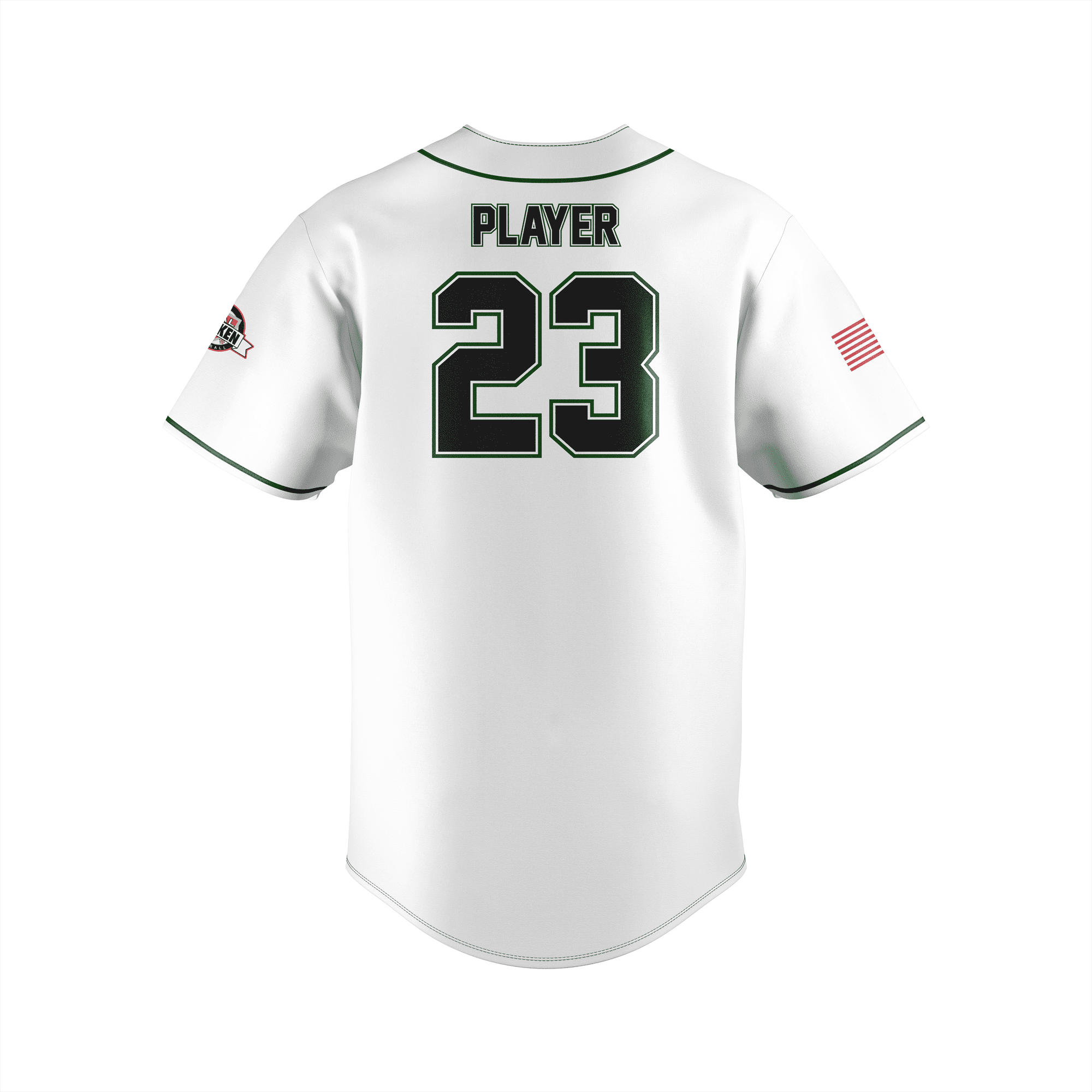 South plainfield surge full button SS White