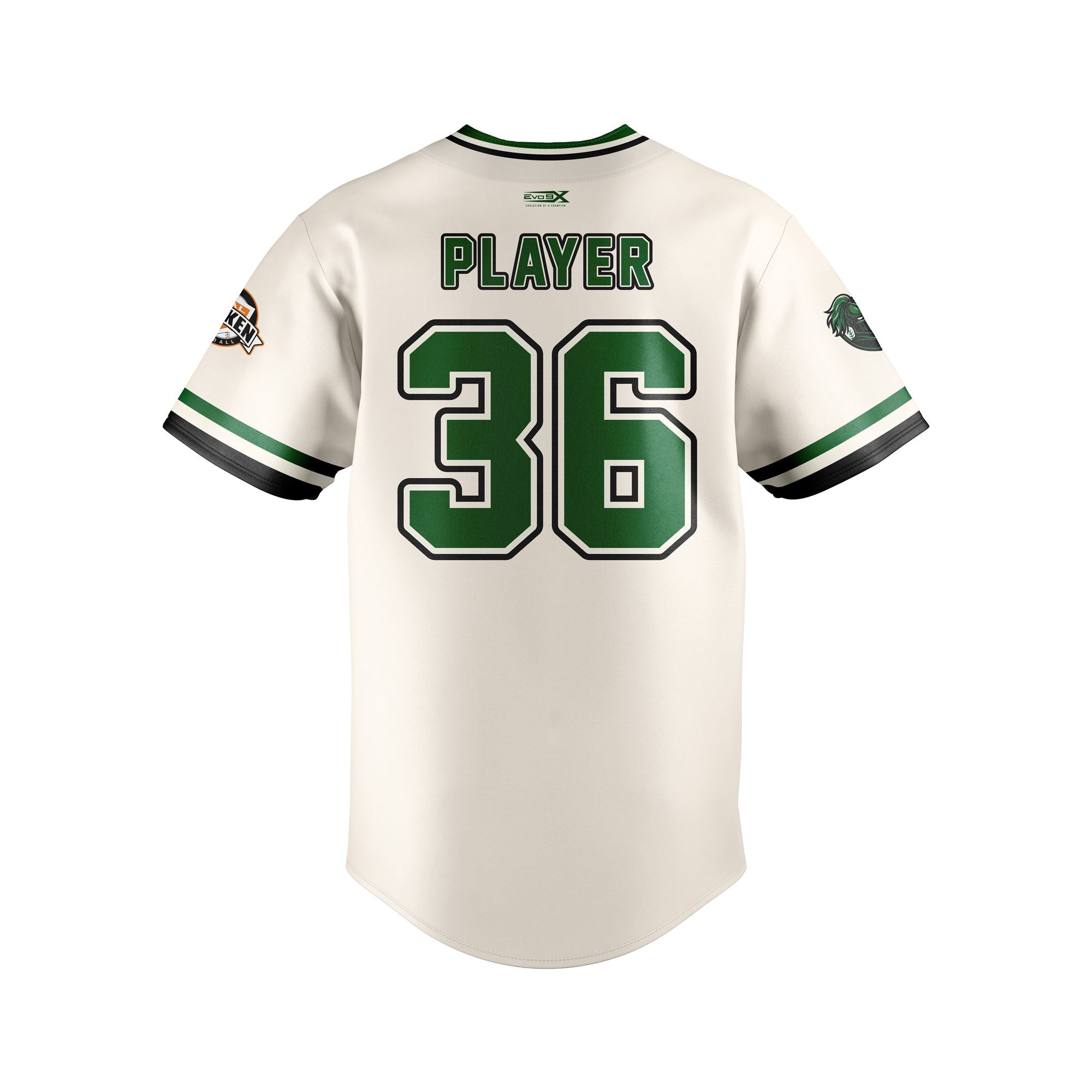 Knights - SS Full Button Jersey - Cream