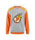 BEACH BUMS CREWNECK SWEATSHIRT - ORANGE/GREY
