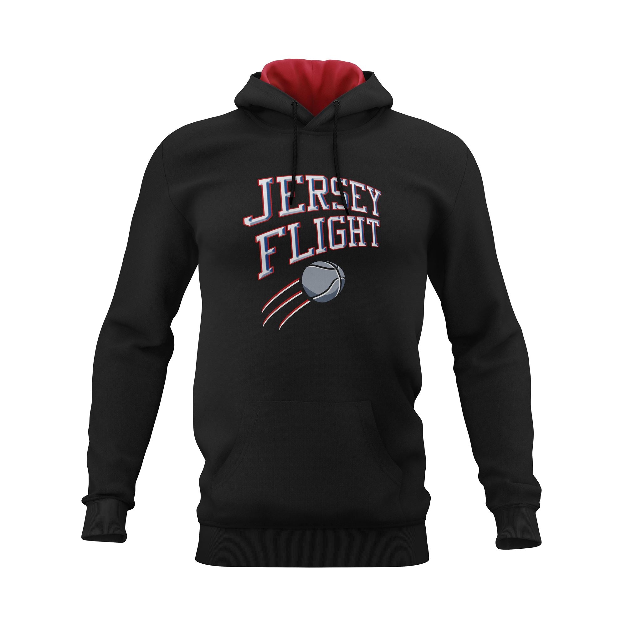 Jersey Flight Pullover Hoodie - Mens Black