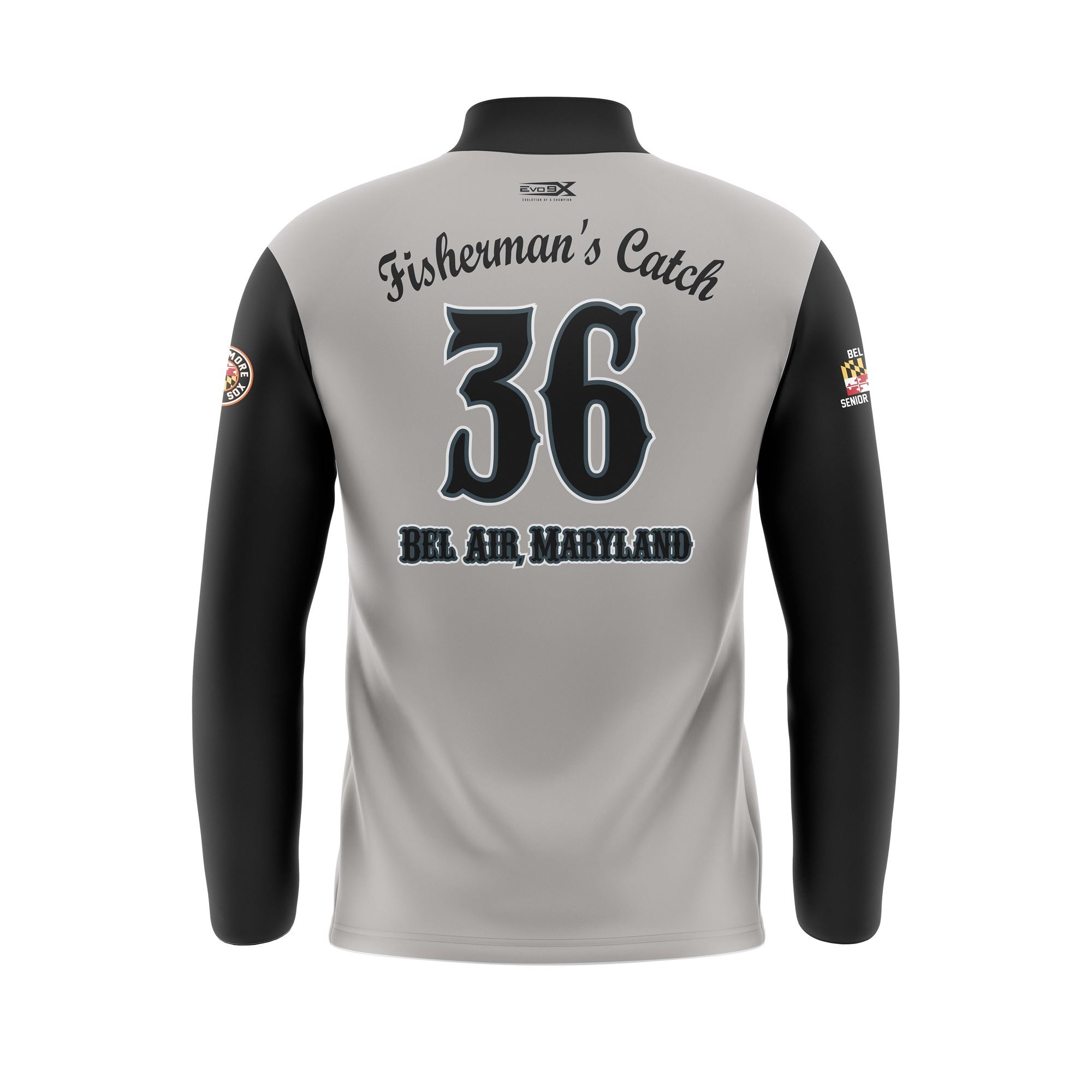 Black sox LS 1/4 zip
