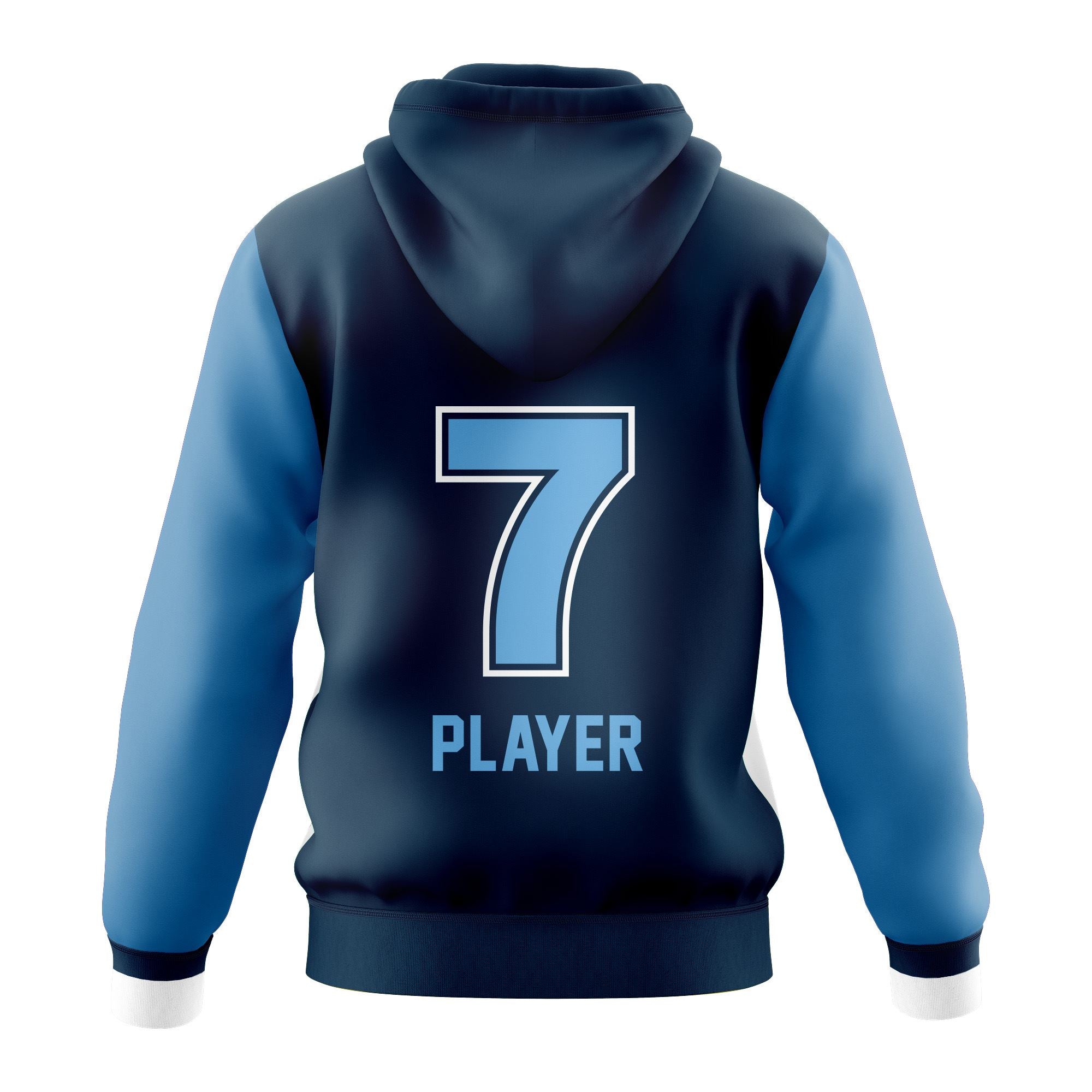 BOMBERS BASEBALL PULLOVER HOODIE BLUE