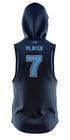 BOMBERS BASEBALL LT WEIGHT SLEEVELESS HOODIE