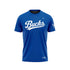 BUCKS BASEBALL ROYAL BLUE CREW NECK JERSEY