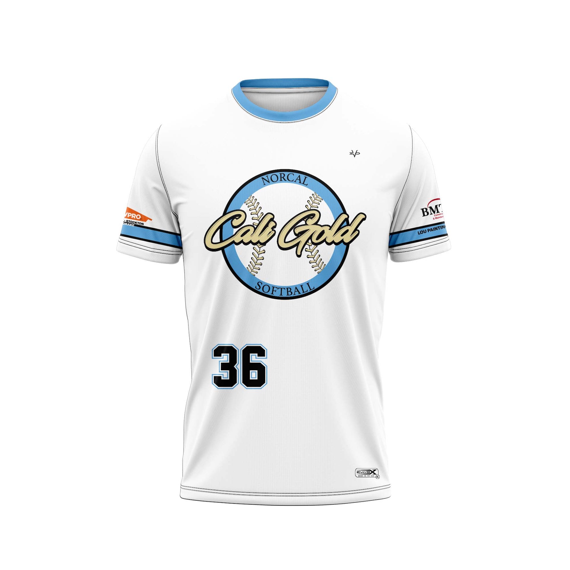 CALI GOLD NORCAL CREW NECK JERSEY