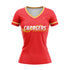 CHARGERS WOMENS V NECK CAP SLEEVE - FOOTBALL MOM