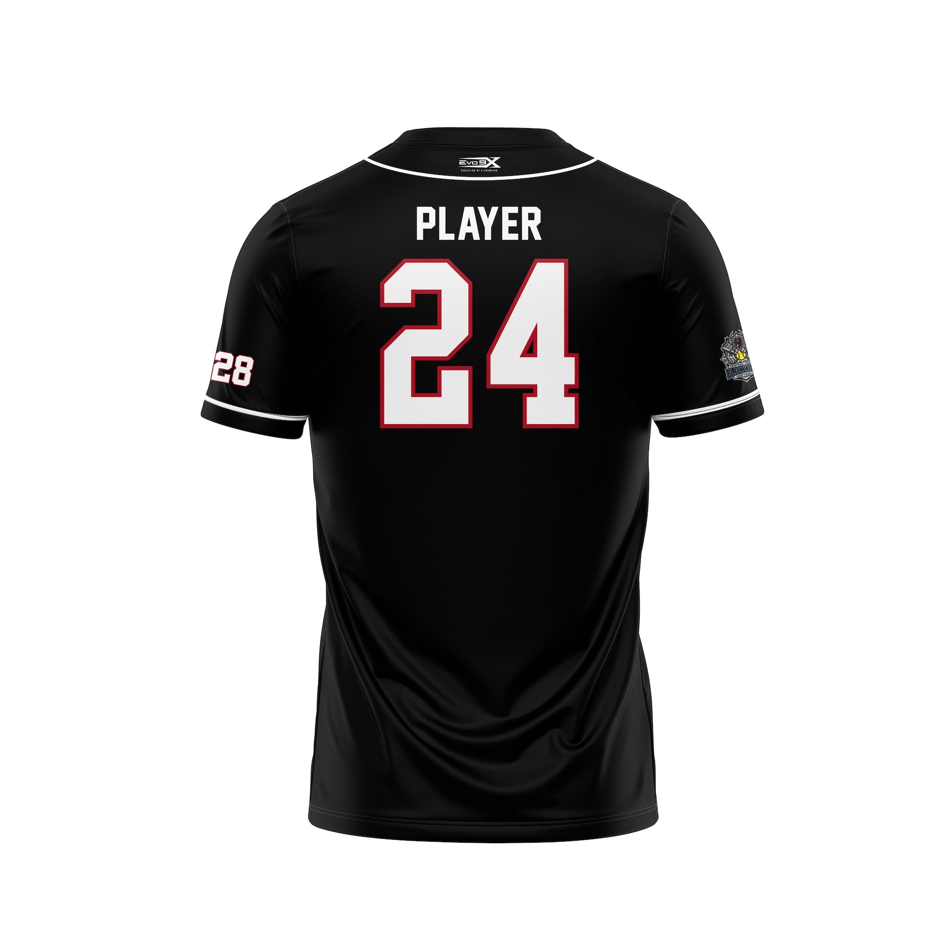 CJBW 2BUTTON JERSEY - BLACK