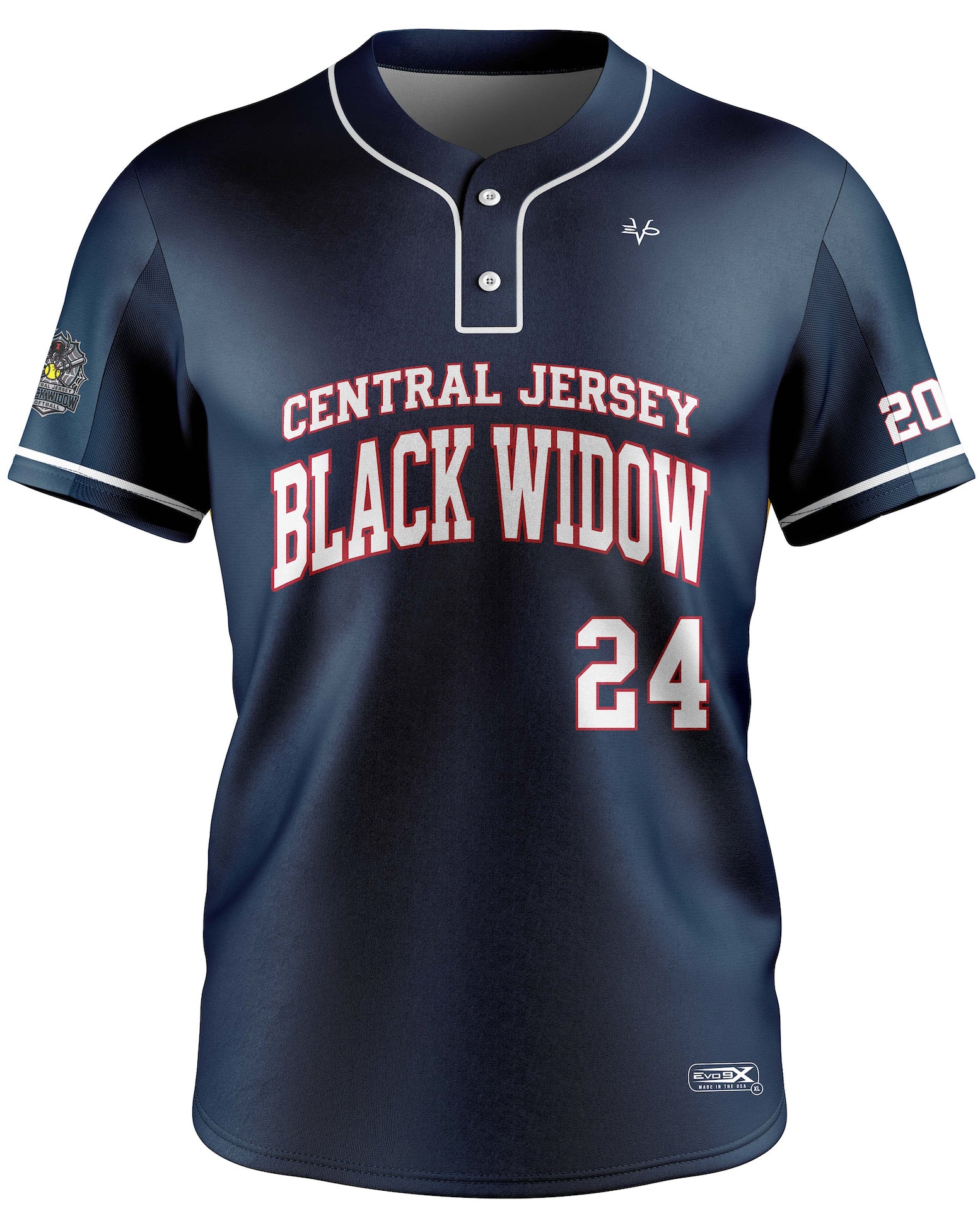 CJBW 2BUTTON JERSEY - NAVY