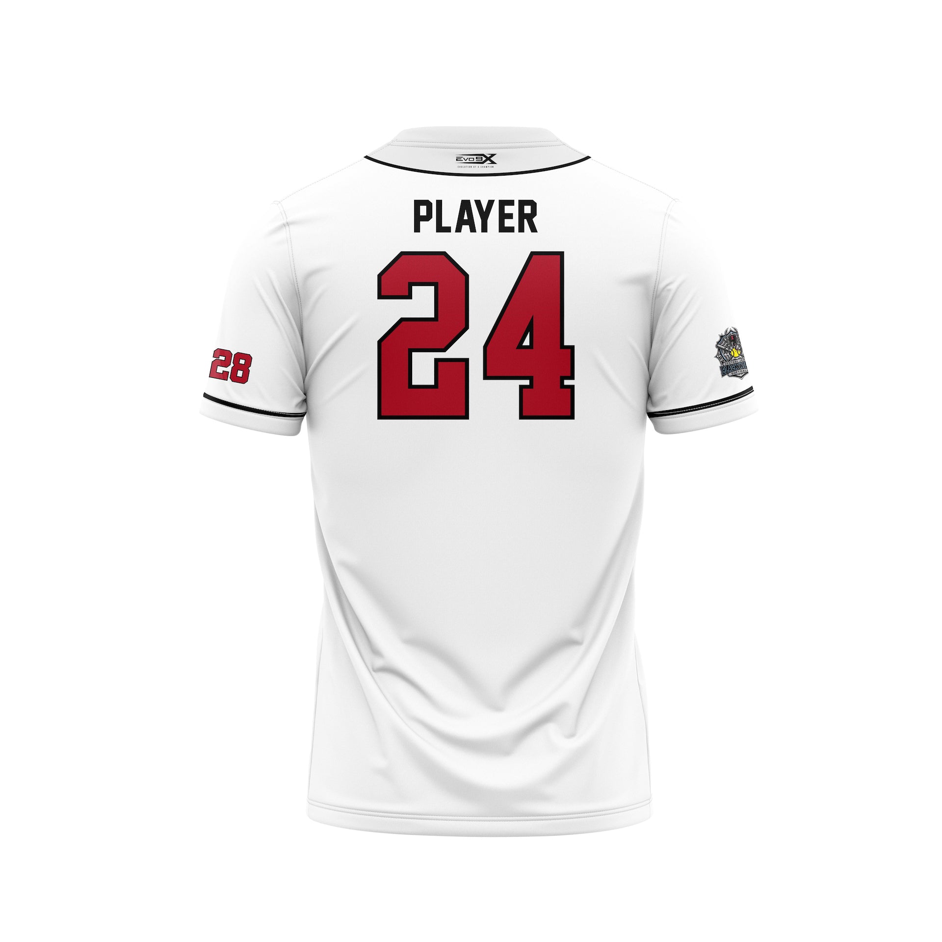 CJBW 2BUTTON JERSEY - WHITE