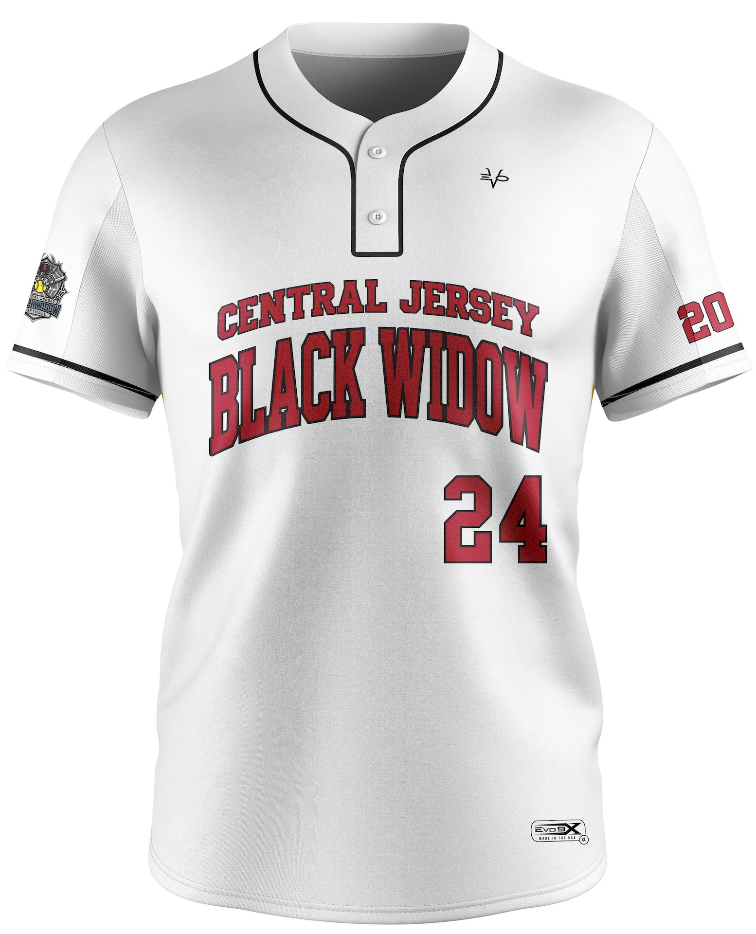 CJBW 2BUTTON JERSEY - WHITE