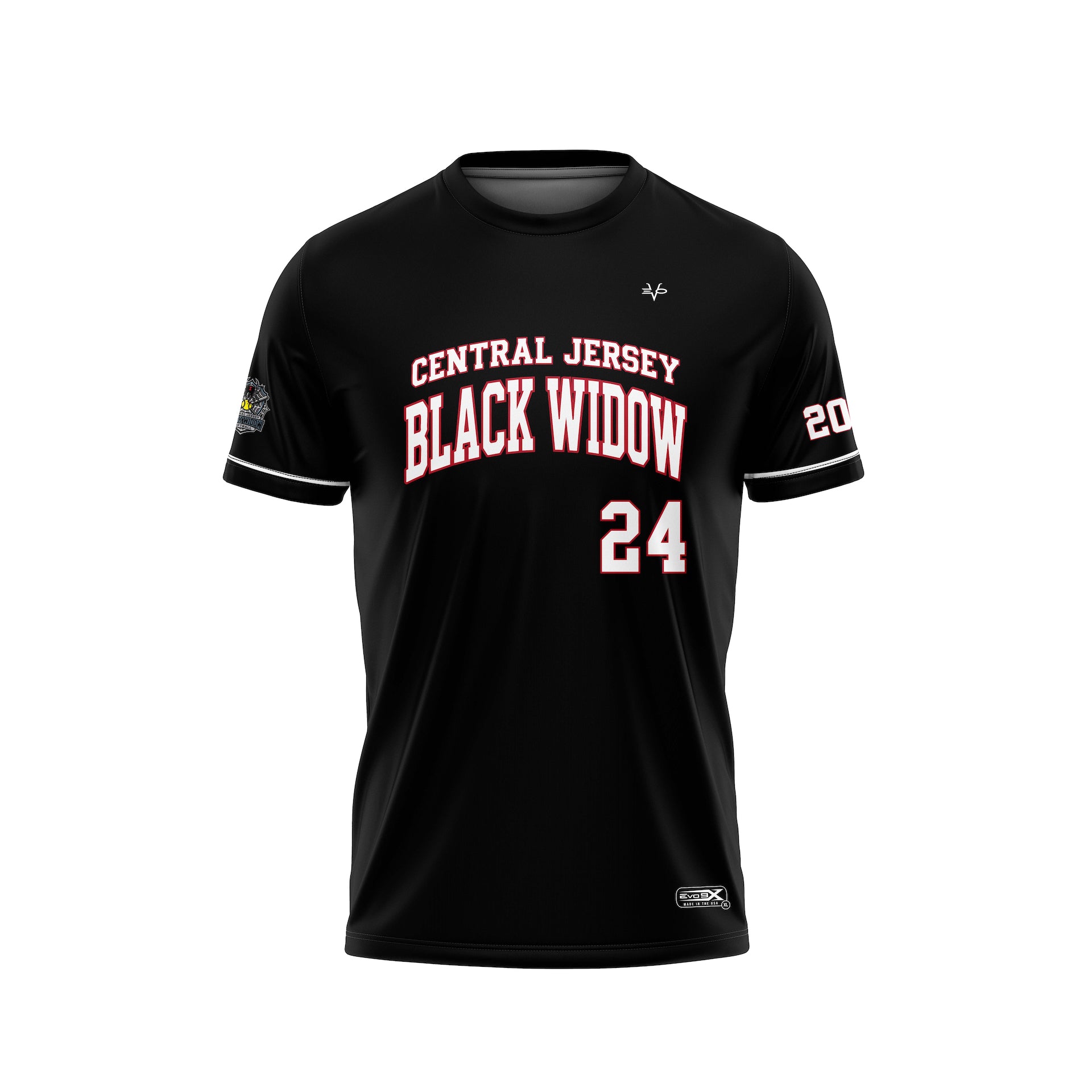 CJBW CREWNECK SS - BLACK