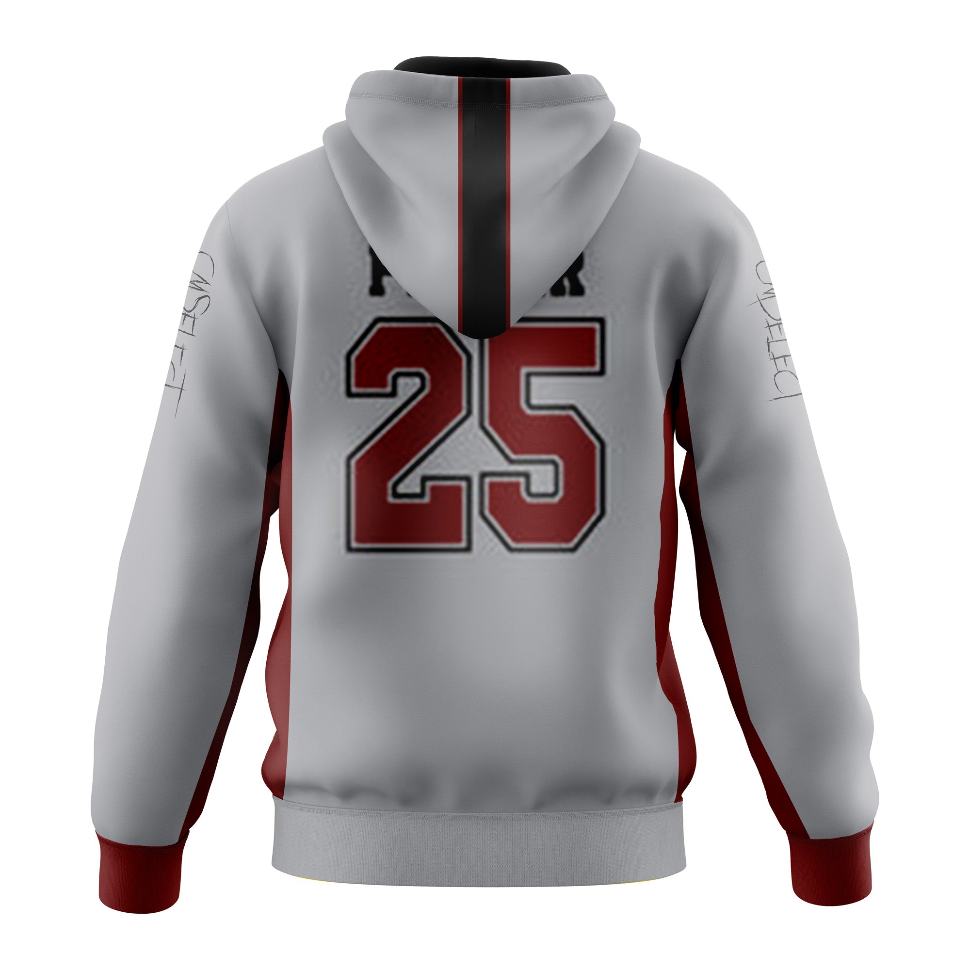 CM SELECT ROCKHOPPERS Football Sublimated Hoodie (Grey)