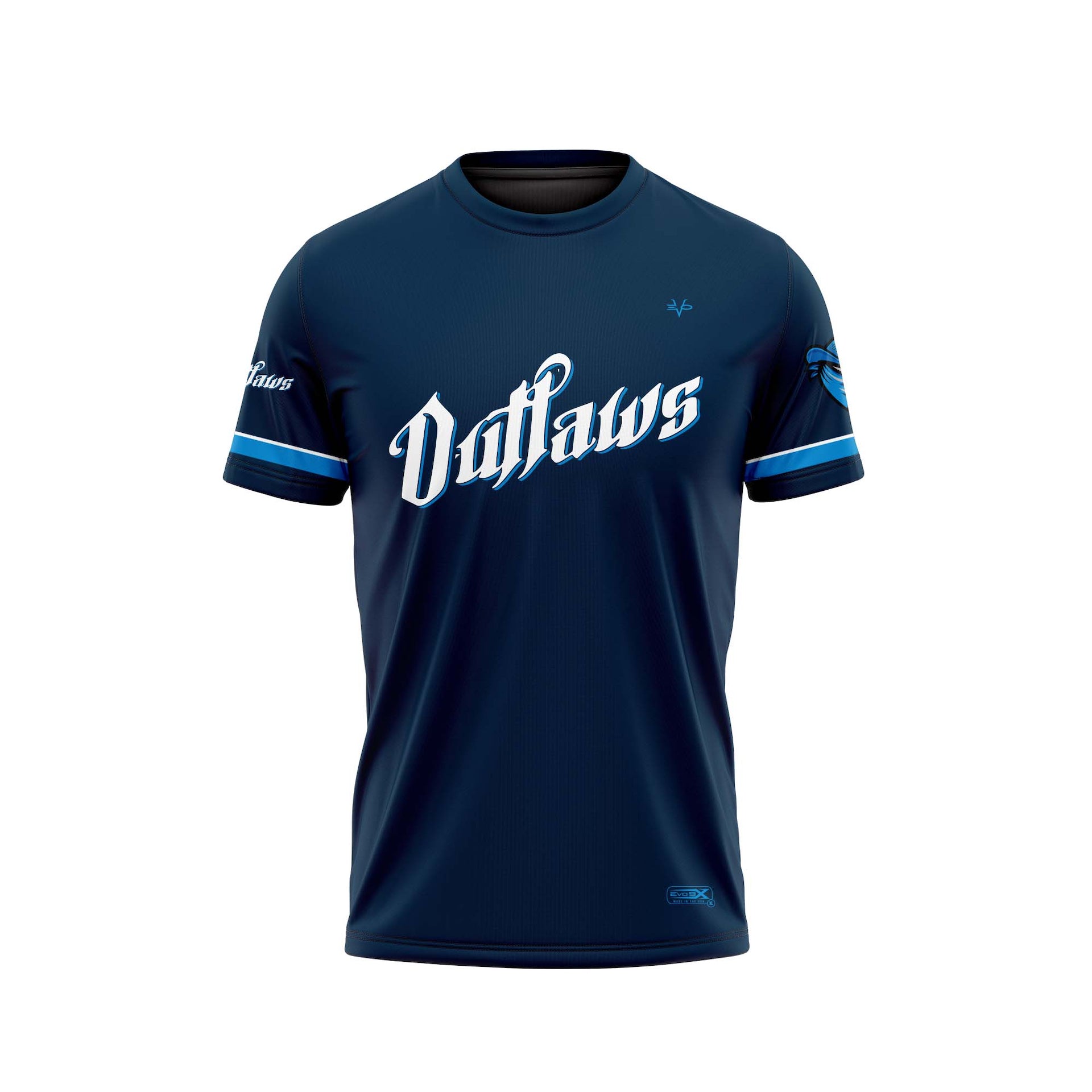 COASTAL OUTLAWS - CREW NECK SHORT SLEEVES  WITH NUMBERS