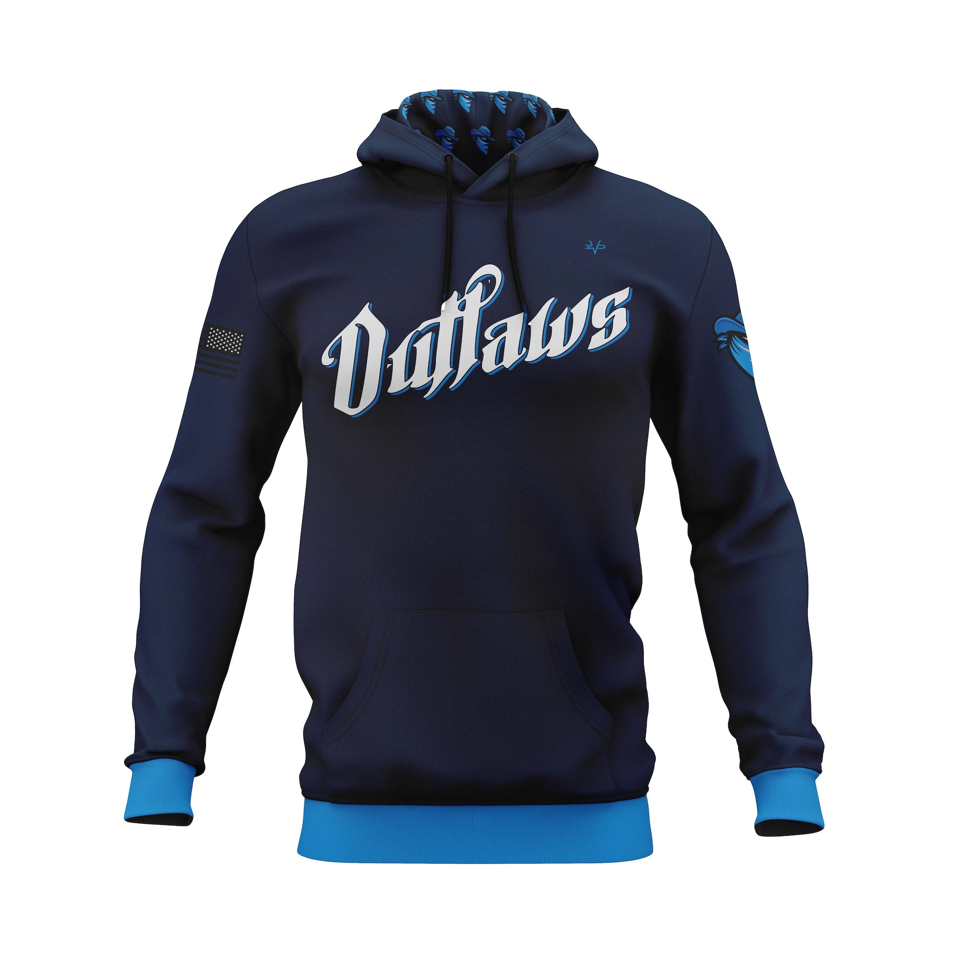 COASTAL OUTLAWS  - LS PULLOVER HOODY