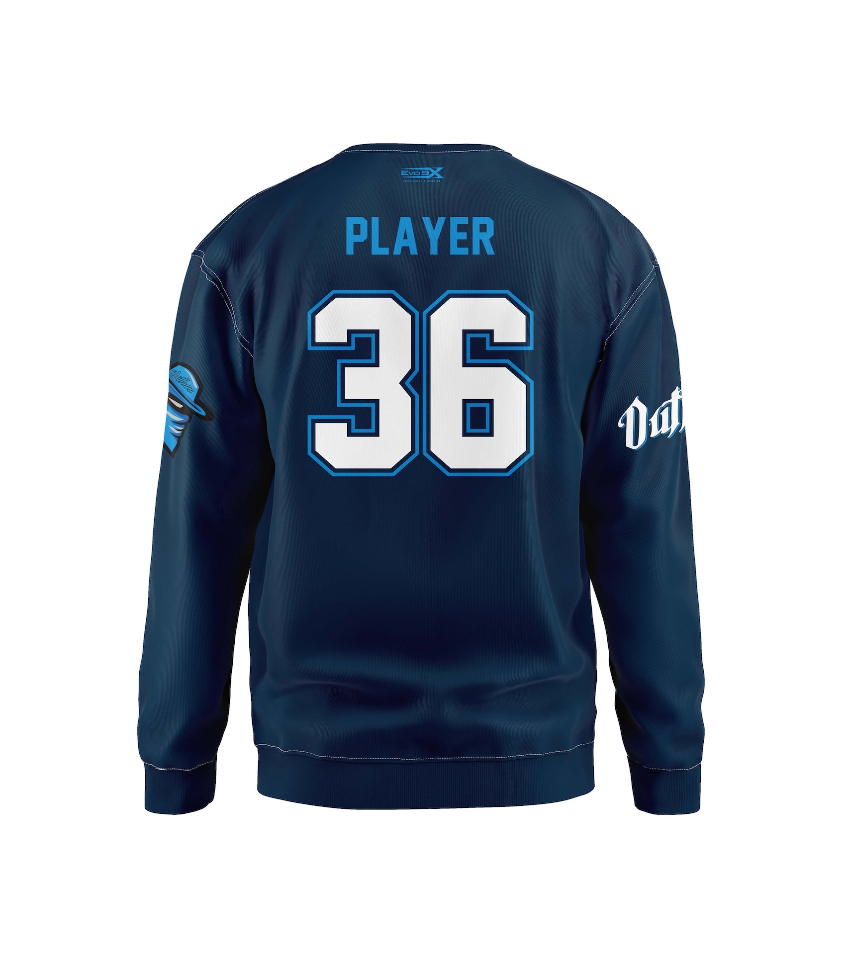 COASTAL OUTLAWS - LS SWEATSHIRT WITH PLAYER NAME
