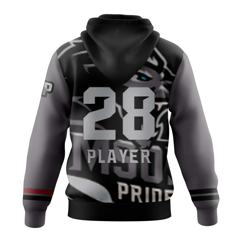 CRIMSON PRIDE Sublimated Hoodie (Black)