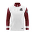 CRIMSON PRIDE Sublimated Long Sleeve 1/4 Zip Jacket (White/Maroon)