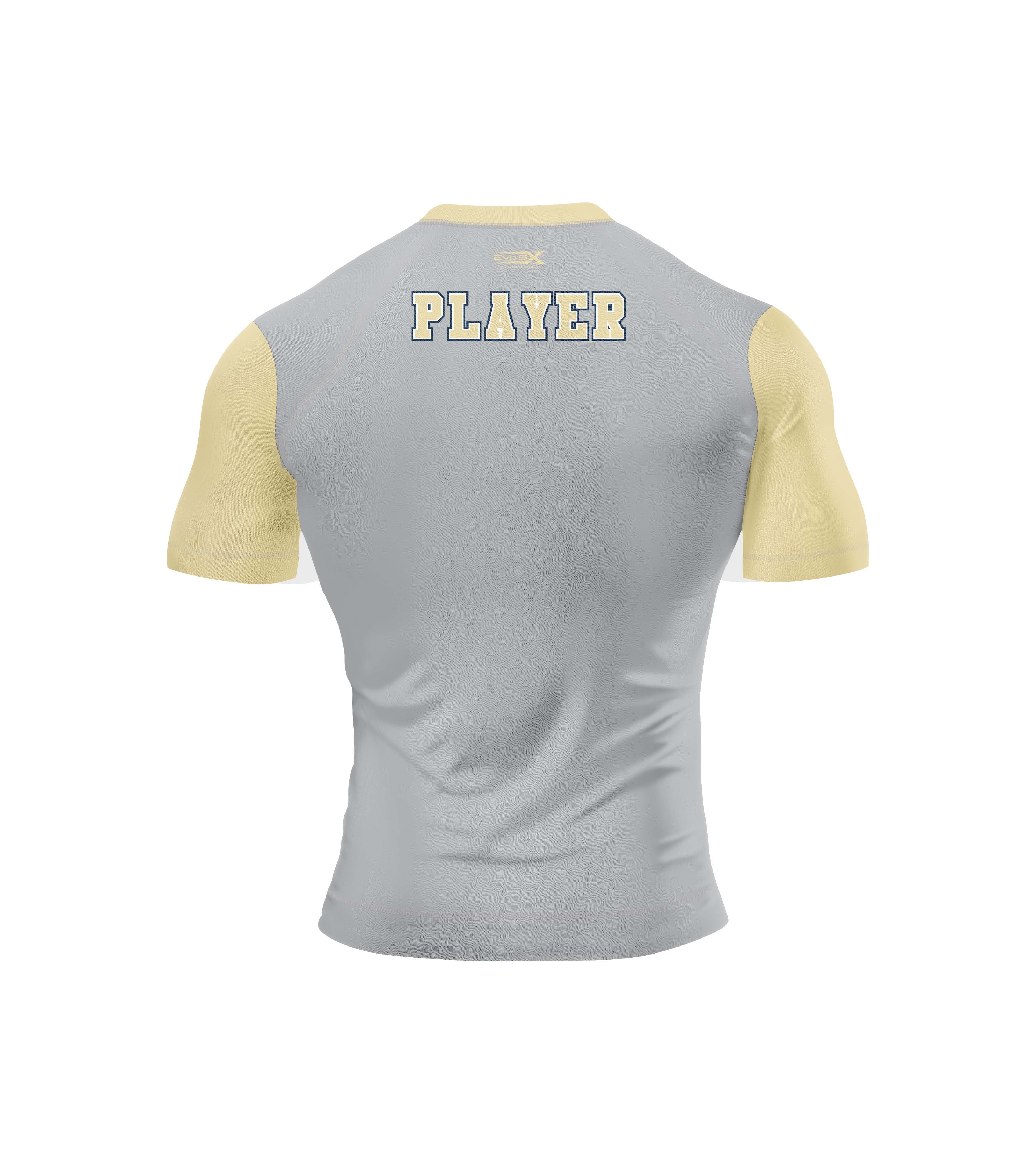 CRWA COMPRESSION JERSEY - GREY/GOLD