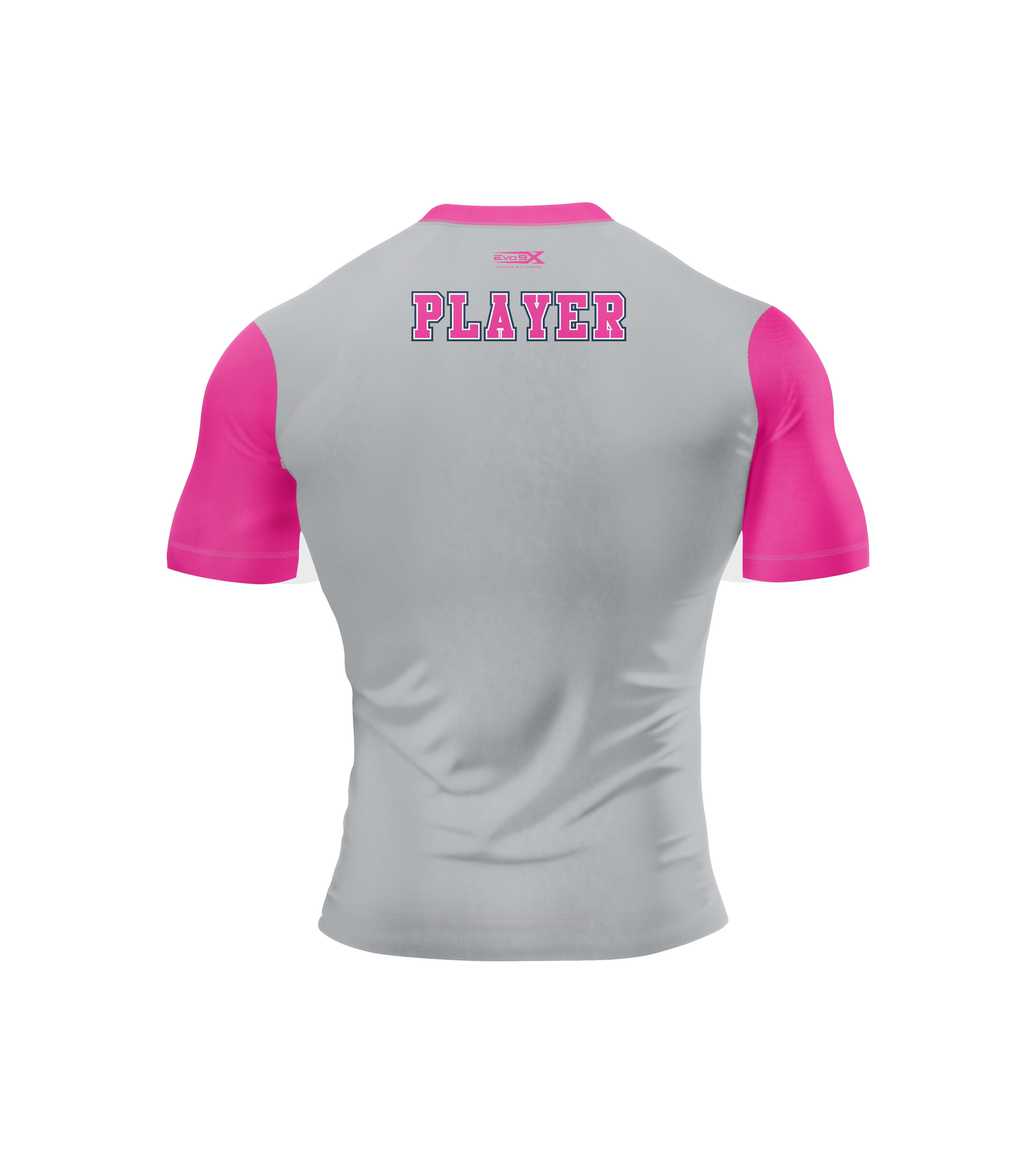CRWA COMPRESSION JERSEY - GREY/PINK