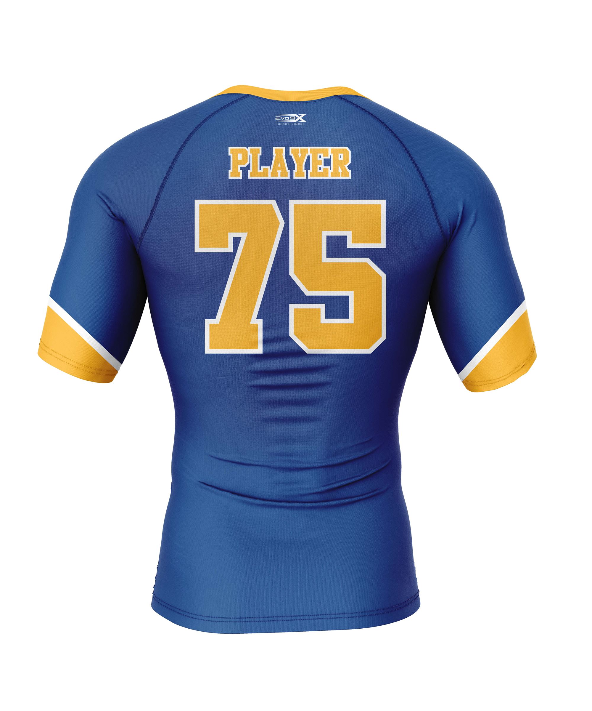 RIVER PLAZA CHARGERS COMPRESSION SHORT SLEEVE