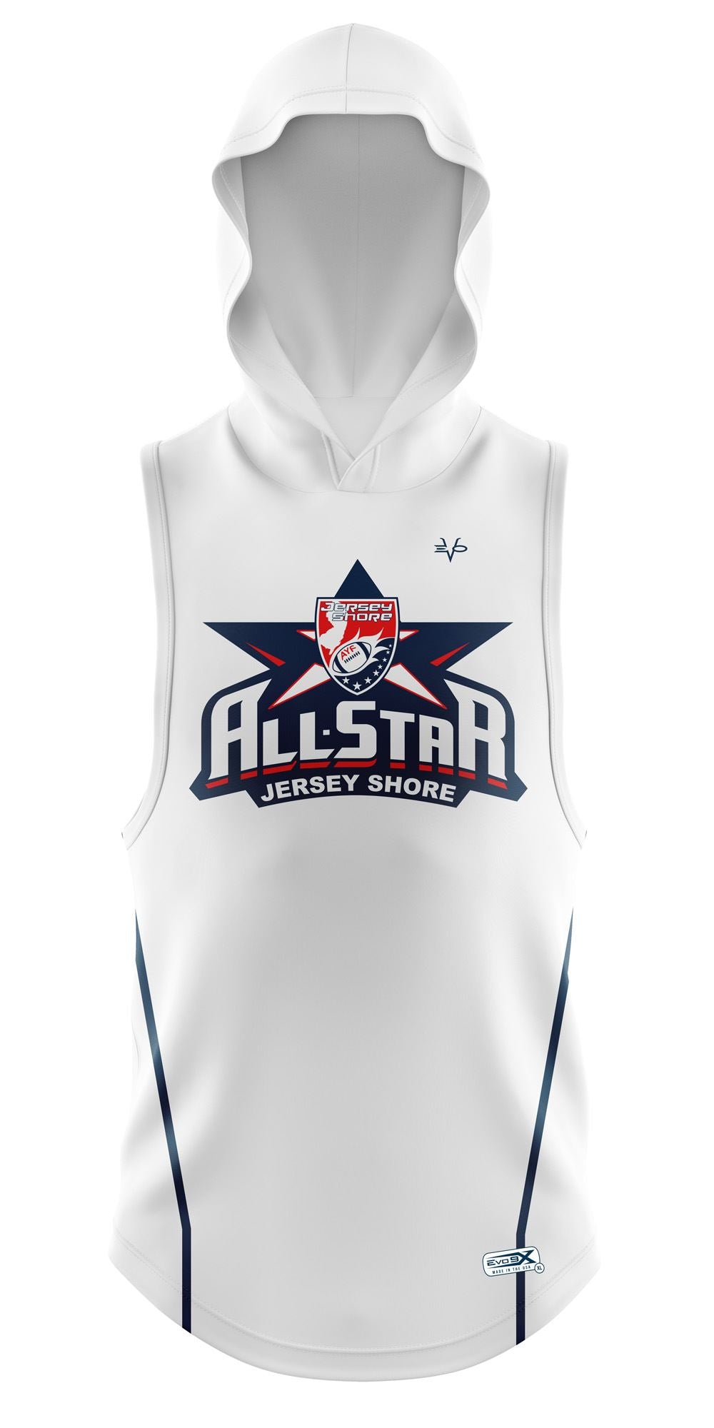 2023 NJAYF ALL STAR COMPRESSION FIT SLEEVELESS HOODIE