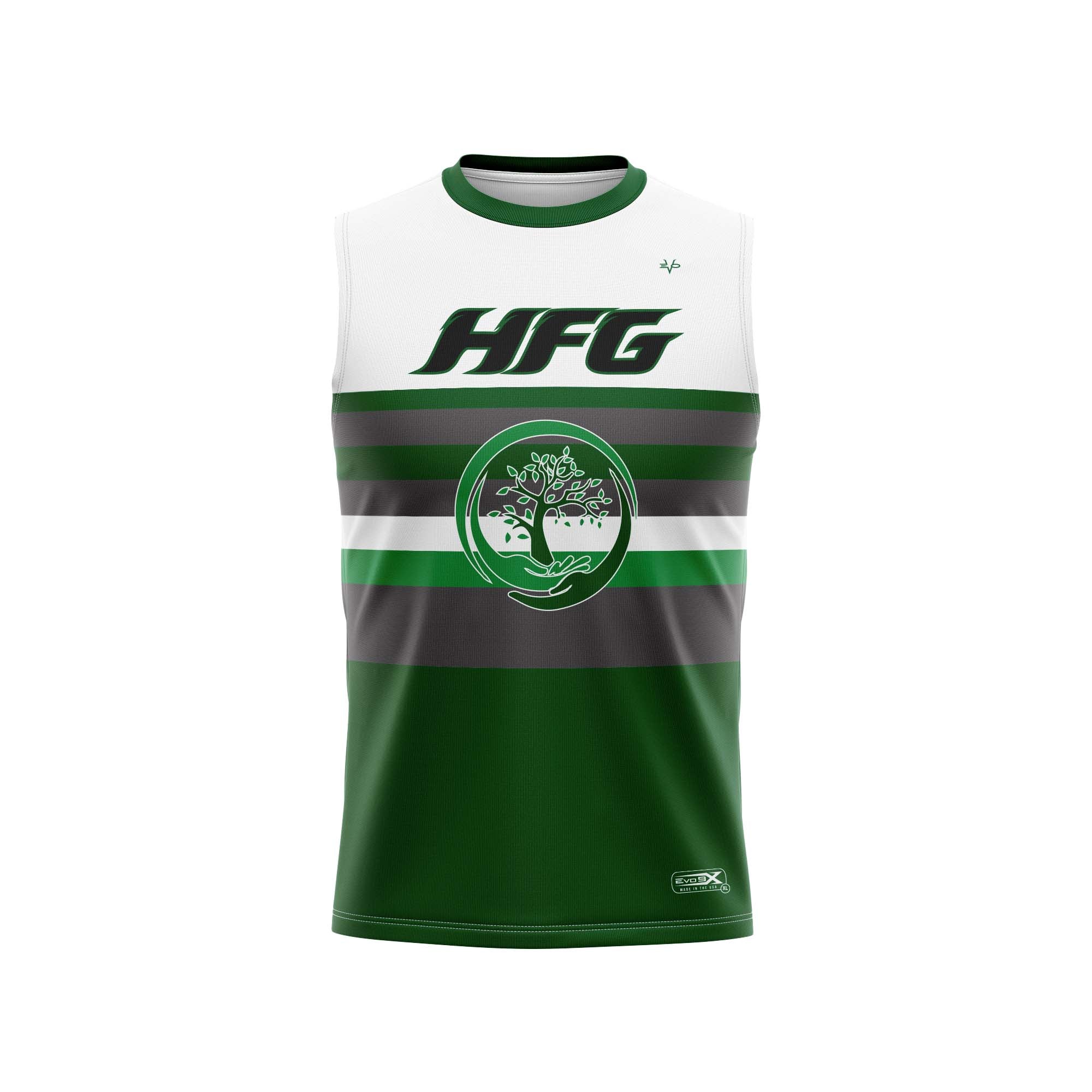 HFG Sublimated Crew Neck Sleeveless Jersey