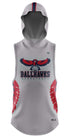 DAVINCI BALLHAWKS BASKETBALL Sublimated Sleeveless Compression Hoodie