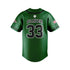 Tigers Green South Full Button Jersey