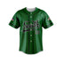 Tigers Green South Full Button Jersey