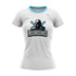 DIAMOND ASSASSINS WOMENS CAP SLEEVE - WHITE/COLOMBIA BLUE