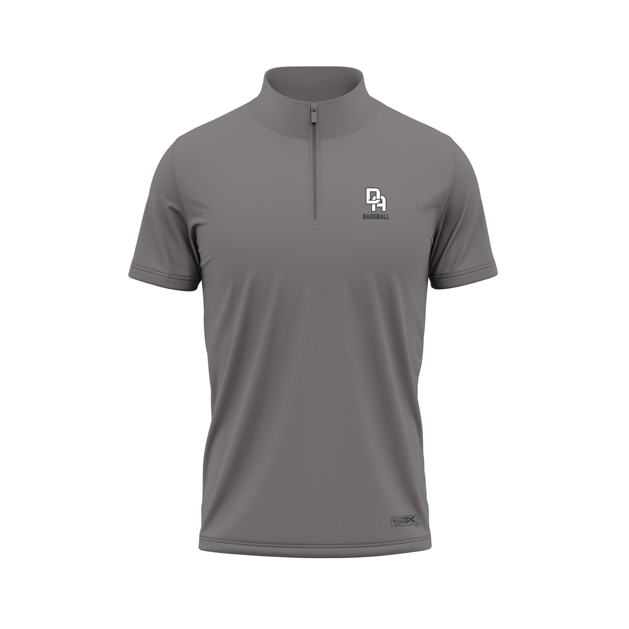 DIAMOND ASSASSINS QTR ZIP SS - GREY