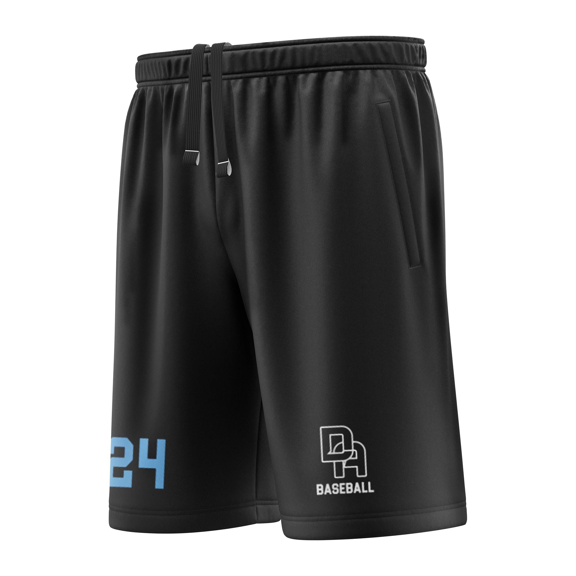 DIAMOND ASSASSINS "DA" SHORT WITH POCKET - BLACK