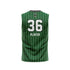 EAST BRUNSWICK CREWNECK SLEEVLESS - GREEN PINSTRIPE