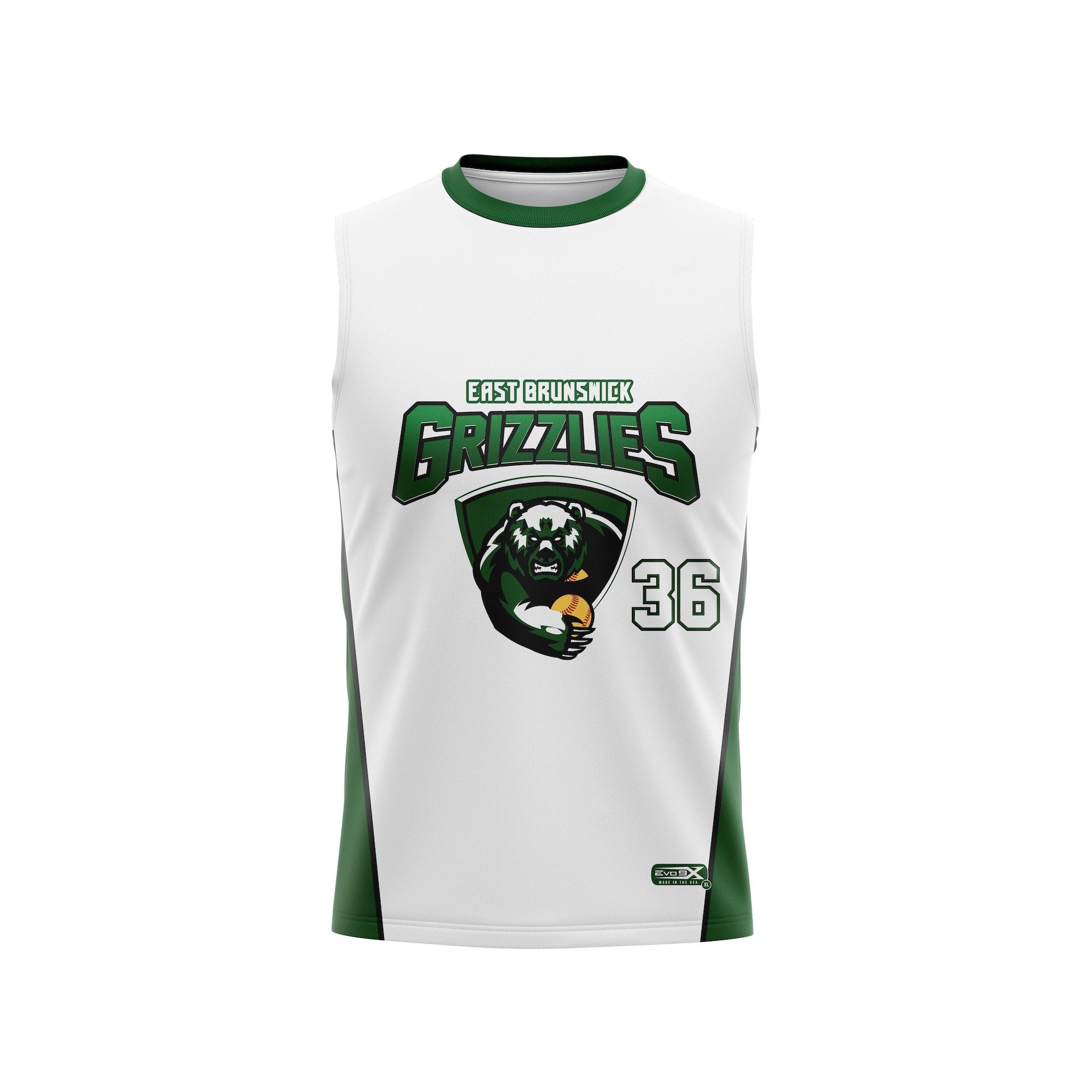 EAST BRUNSWICK CREWNECK SLEEVELESS - WHITE