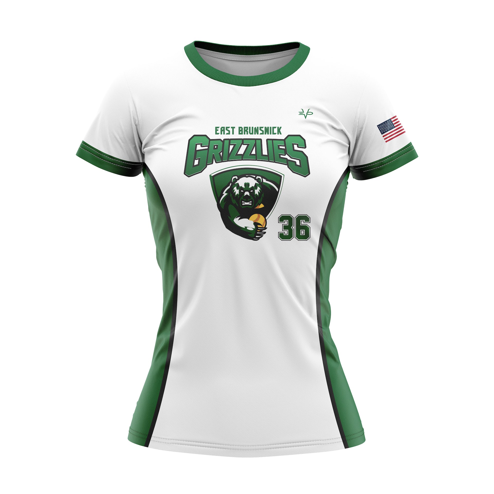 EAST BRUNSWICK CREWNECK SS - WHITE