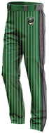 EAST BRUNSWICK GRIZZLIES FULL LENGTH PANT - GREEN PINSTRIPE