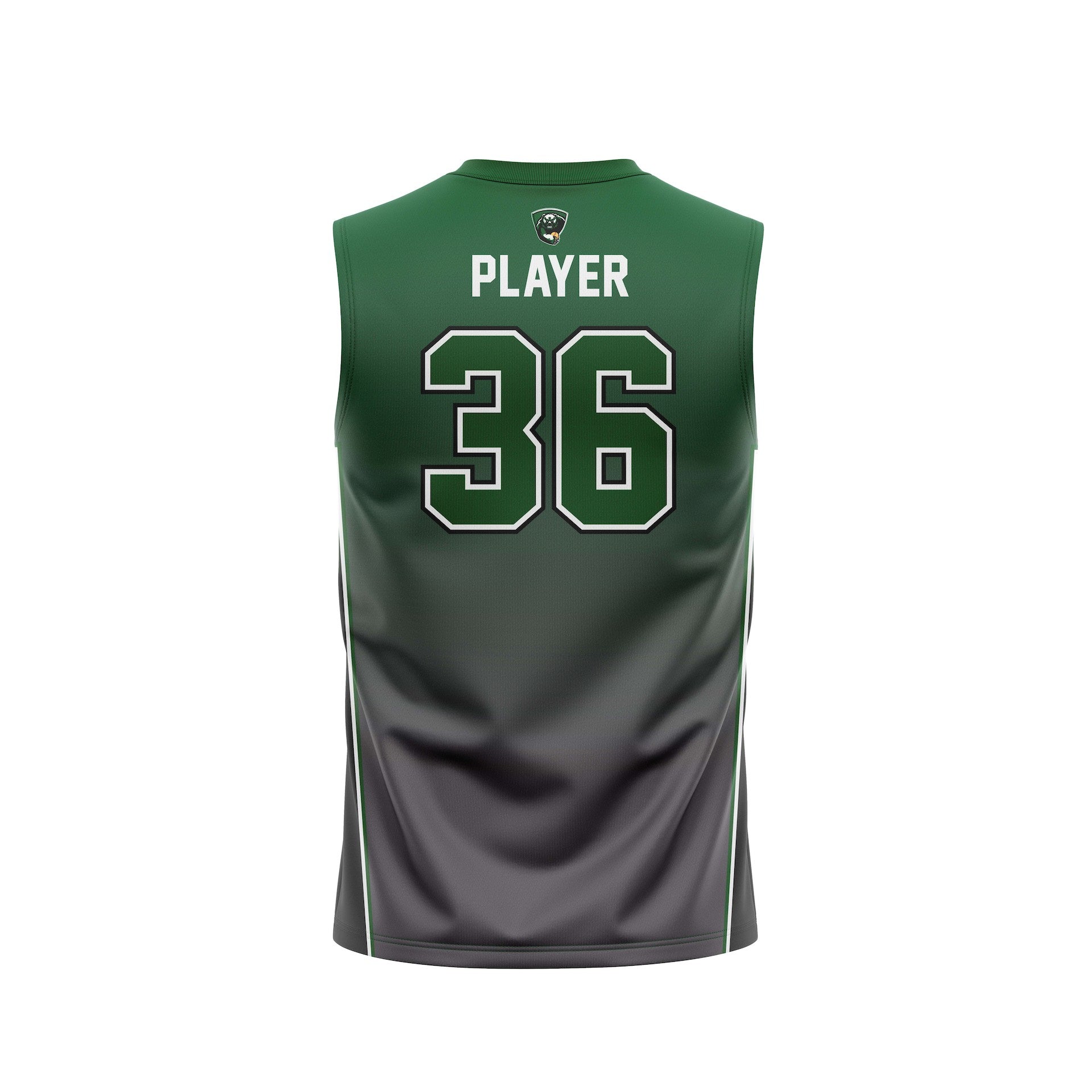 EAST BRUNSWICK CREWNECK SLEEVELESS - GREEN/GREY