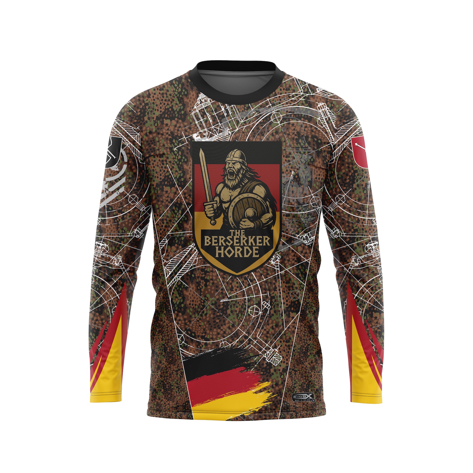 91ST INFANTRY ENLISTED BERSERKER HORDE CREWNECK LS